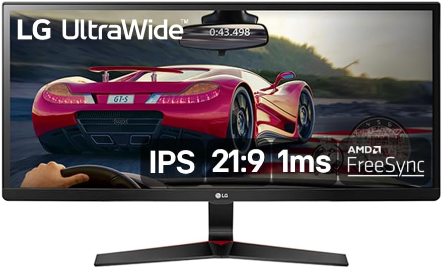 Monitor Gamer LG Pro Gamer 29" IPS UltraWide FHD 75Hz 1ms FreeSync Preto 29UM69G-B.AWZM